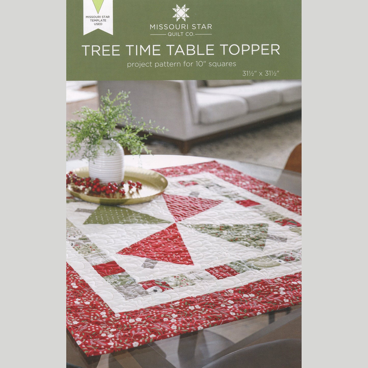 Missouri Star Homemade Holidays Tree Time Table Topper Kit Alternative View #3