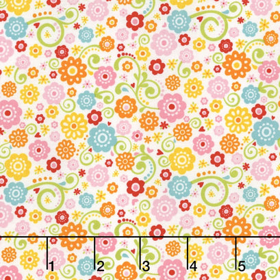 Happy Day - Happy Floral Multi Yardage