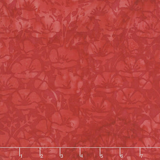 Freedom Batiks - Poppy Red Yardage