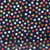 On Trend - Trend Hexy Dot Navy Sparkle Yardage