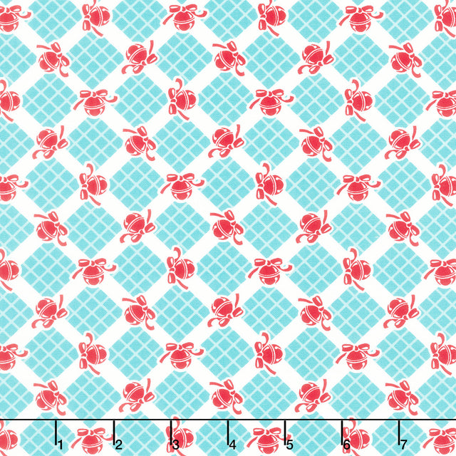 Kitty Christmas - Bells Frost Yardage Primary Image