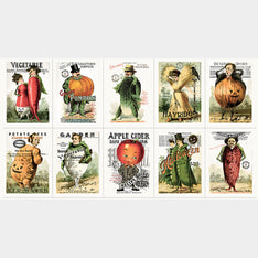 Pumpkin Patch (Riley Blake) - Seedy Characters Patch Multi Panel Primary Image