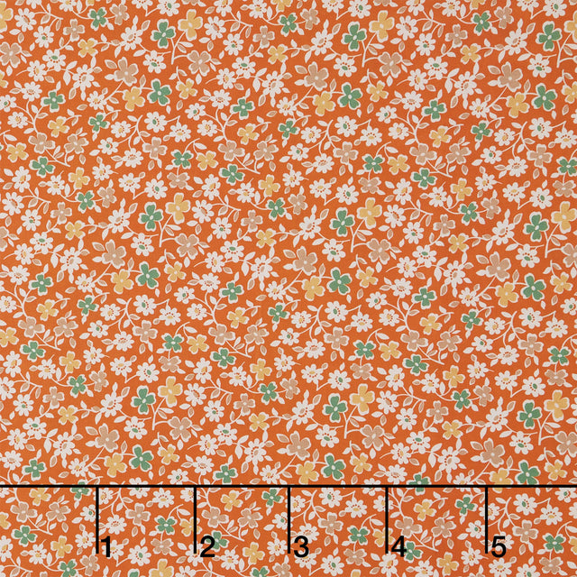 Designer Wideback - Autumn Cosmos Pumpkin 108" Wide Backing