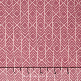 Pond - Diamond Stripes Rose Yardage