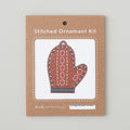 Gingerbread Mitten Stitched Ornament Kit