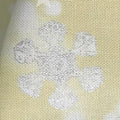 Winter's Grandeur 6 - Champagne Scattered Snowflakes Champagne Metallic Yardage