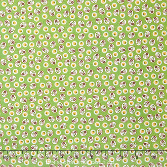 Calico Days - Strawberry Green Yardage