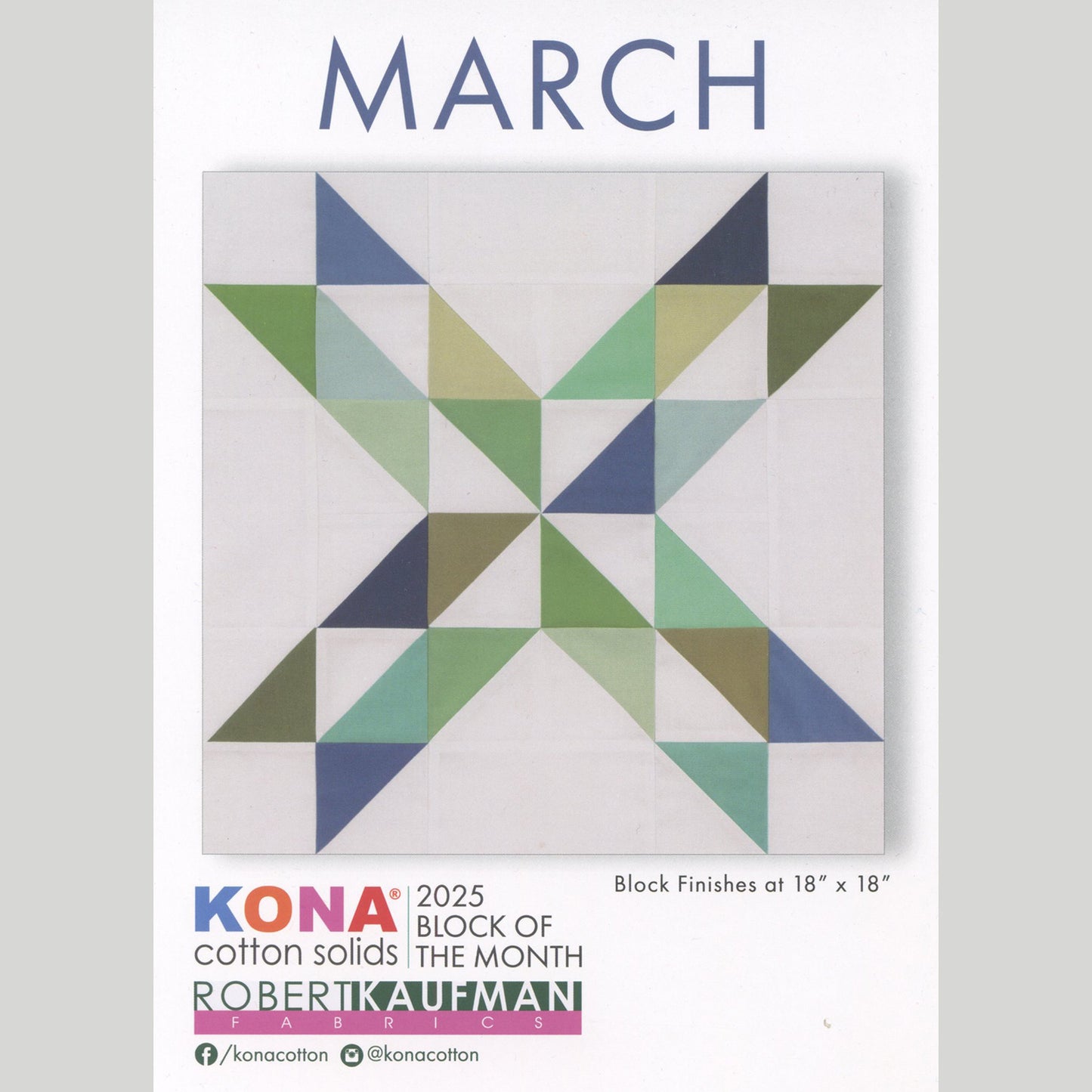 Kona Cotton Solids 2025 Block of the Month Bundle Alternative View #4