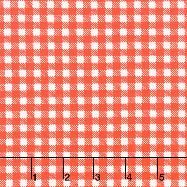 Christmas In The Cabin - Checkered Charm Red Yardage Primary Image