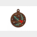 Pine Branch Stitched Ornament Kit