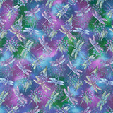 On Dragonfly Wings - Small Dragonfly Multi Yardage Primary Image