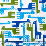 Urban Zoologie - Giraffe Blue Yardage