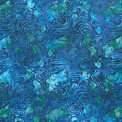 Artisan Batiks - Orbital Sunrise Continents Pacific Yardage