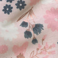 Blush - Floral Pink Sparkle Yardage