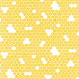 Honey Bees and Flowers Please - Honeycomb Gold Yardage Primary Image