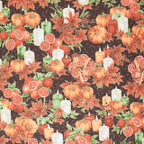 Sweet Pumpkin Spice - Candles Walnut Yardage Primary Image