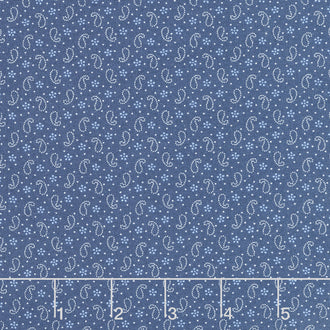 Denim and Daisies - Petite Paisleys Midnight Jeans Yardage