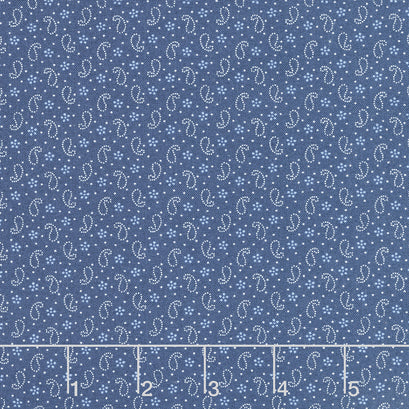 Denim and Daisies - Petite Paisleys Midnight Jeans Yardage