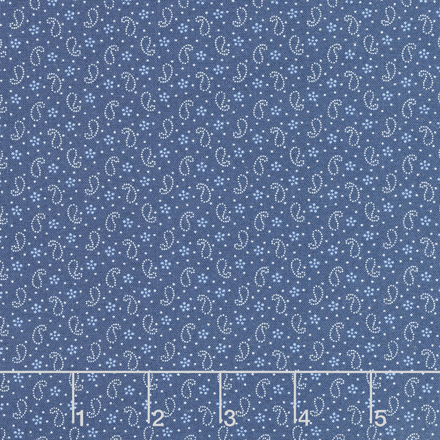 Denim and Daisies - Petite Paisleys Midnight Jeans Yardage Primary Image