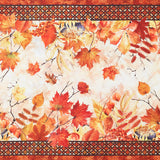 Autumn Celebration - Leaves Border Multi Yardage Primary Image