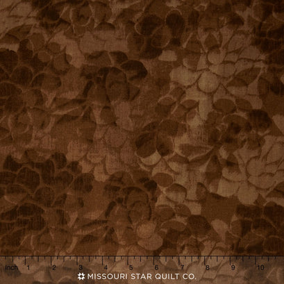 Charisse - Floral Brown 108" Wide Backing