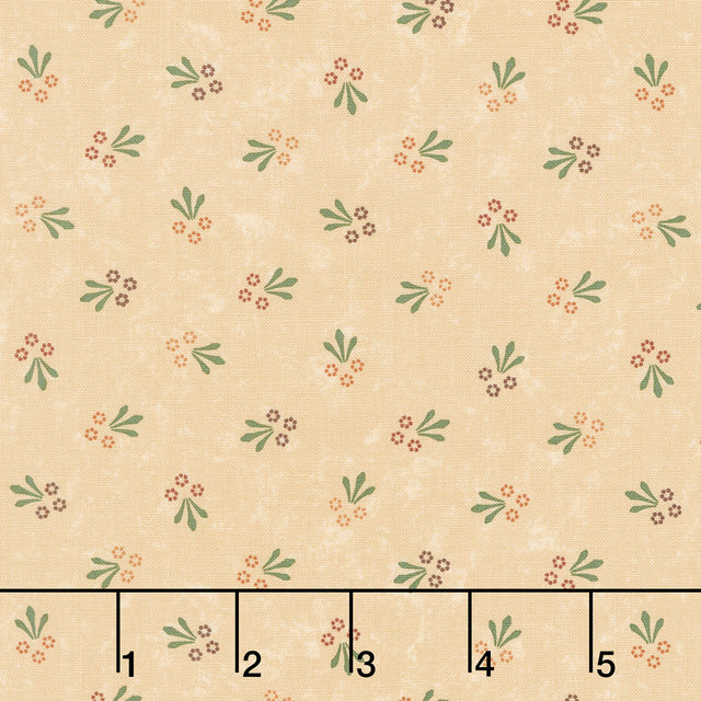 Daisy Lane - Trio Of Blooms Dandelion Multi Yardage