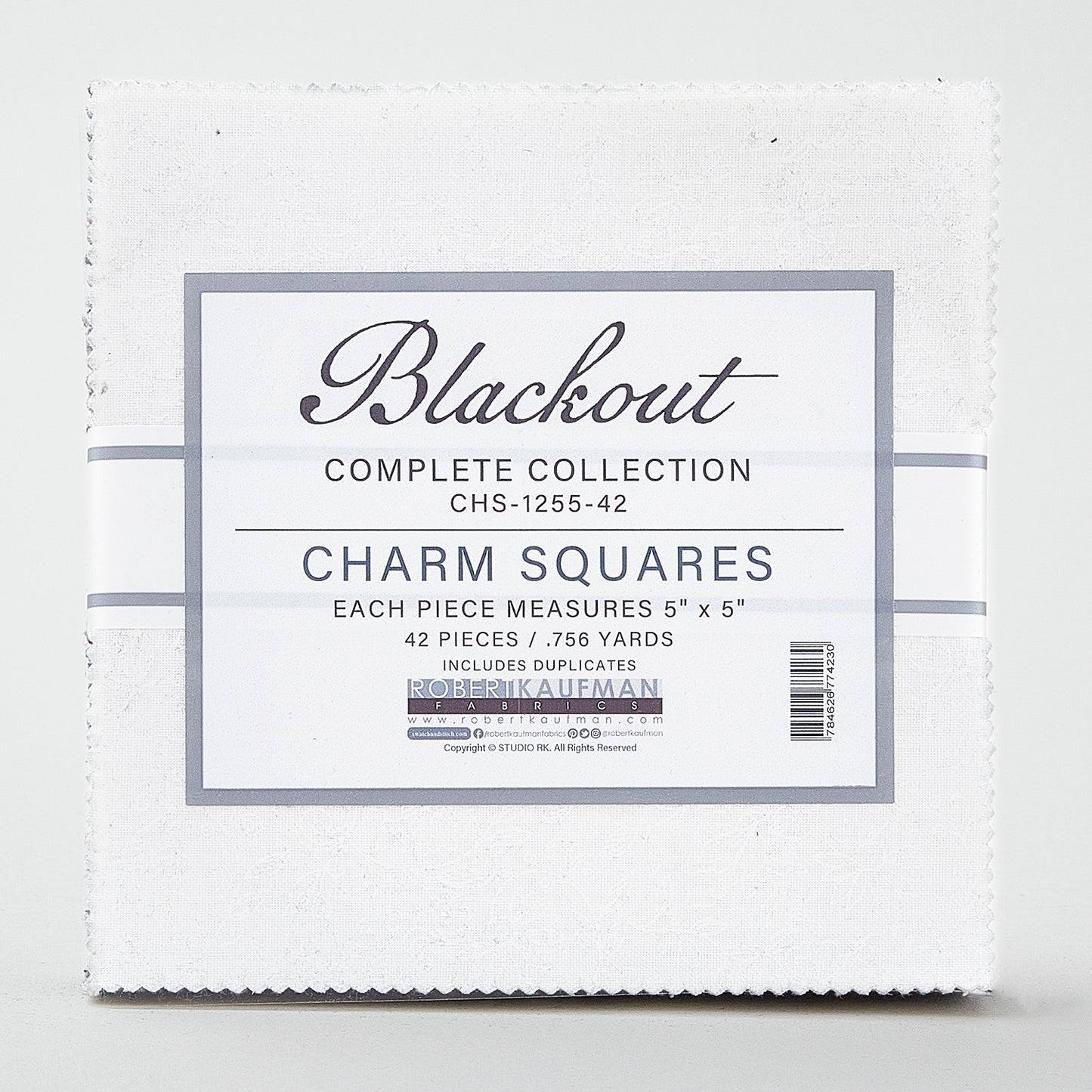 Blackout (Robert Kaufman) - Charm Pack Alternative View #1