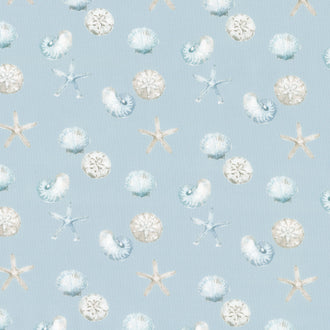 Blue Escape Coastal - Shell Toss Blue Yardage