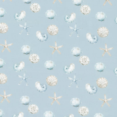 Blue Escape Coastal - Shell Toss Blue Yardage