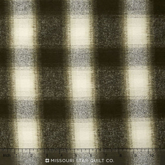 Mammoth Flannel - Plaid Green Yardage