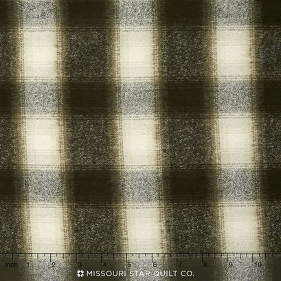 Mammoth Flannel - Plaid Green Yardage