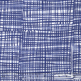 Marks - Indigo Colorstory Crosshatch Indigo Yardage