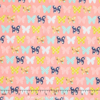 A Beautiful Thing - Butterfly Pink Yardage