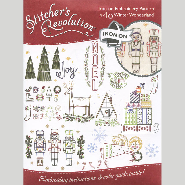 Stitcher's Revolution Winter Wonderland Iron-On Embroidery Pattern Primary Image