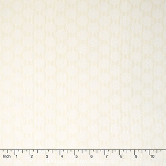 Wilmington Essentials - Cookies & Cream Circles and Stripes Cream Yardage