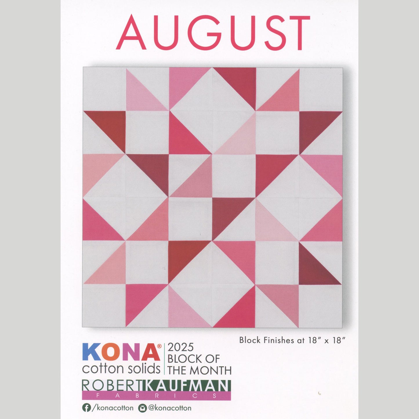 Kona Cotton Solids 2025 Block of the Month Bundle Alternative View #9