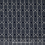 Pond - Diamond Stripes Pepper Yardage