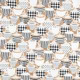 Coffee Life - Packed Cups Latte Yardage Primary Image