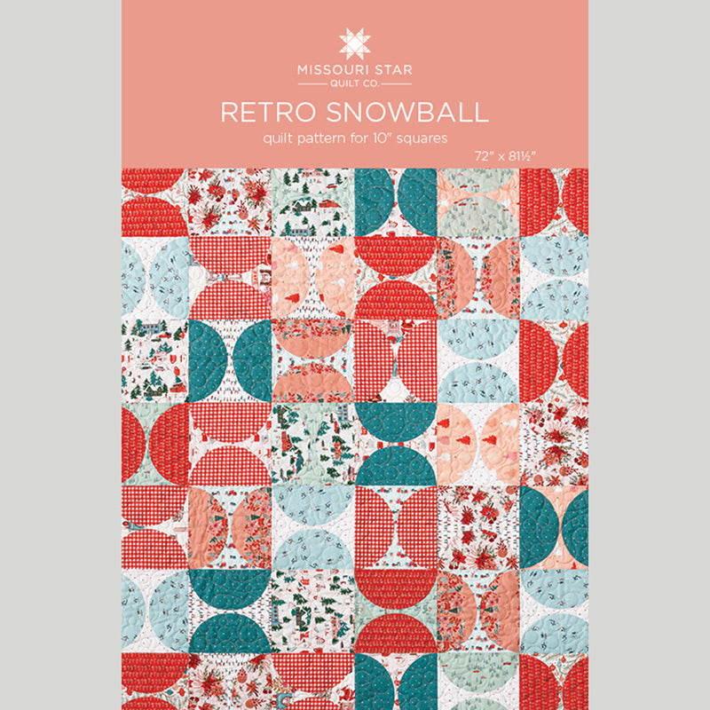 Retro Snowball Quilt Pattern by Missouri Star Primary Image