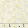 Winter's Grandeur 6 - Champagne Small Flakes Champagne Metallic Yardage