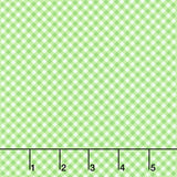 Playtime Flannel - Bias Gingham Green Yardage Primary Image