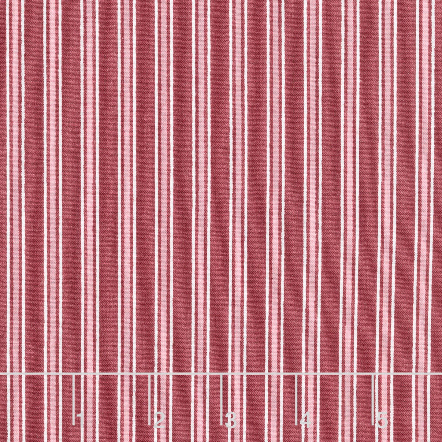 A Walk on the Prairie - Stripes Marsala Yardage Primary Image