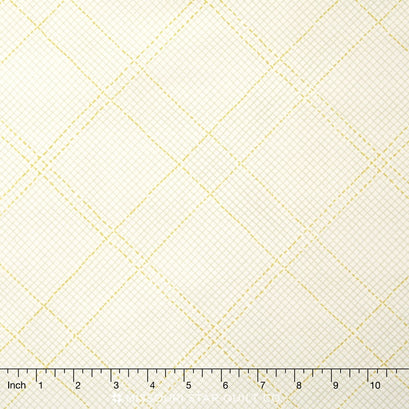 Carkai - Weave Bone Metallic Yardage