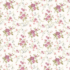 Anne of Green Gables - Floral Vine Cream Yardage Primary Image