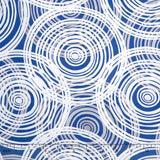 Marks - Indigo Colorstory Circles Royal Blue Yardage