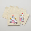 Minki Kim Woven Labels - Knitting Chicken Primary Image