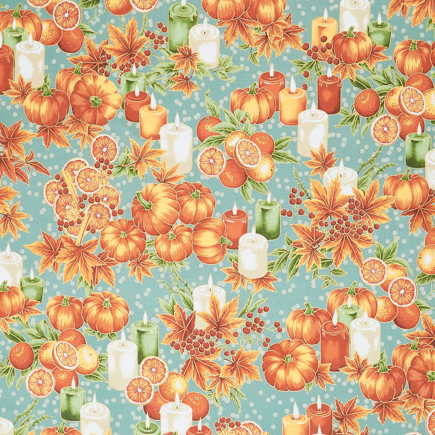 Sweet Pumpkin Spice - Candles Eucalyptus Yardage Primary Image