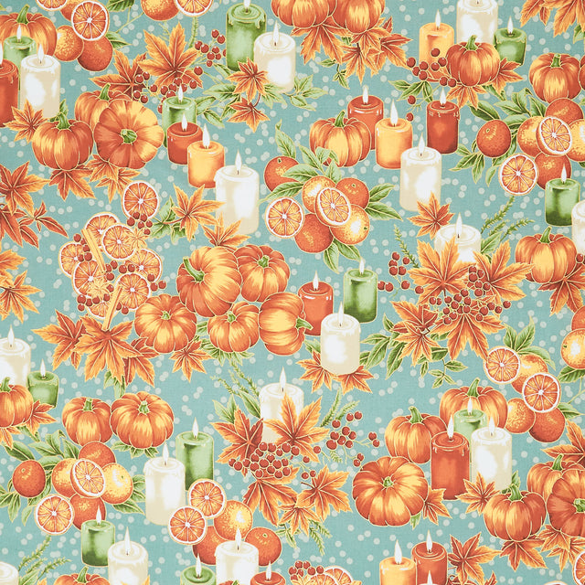 Sweet Pumpkin Spice - Candles Eucalyptus Yardage Primary Image