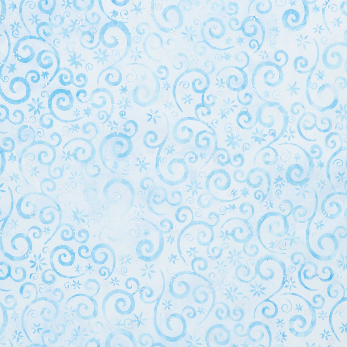 Artisan Batiks - Snowscape - Swirls Powder Yardage Primary Image
