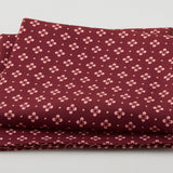 Burgundy & Blush - Foulard Dot Burgundy 2 Yard Cut